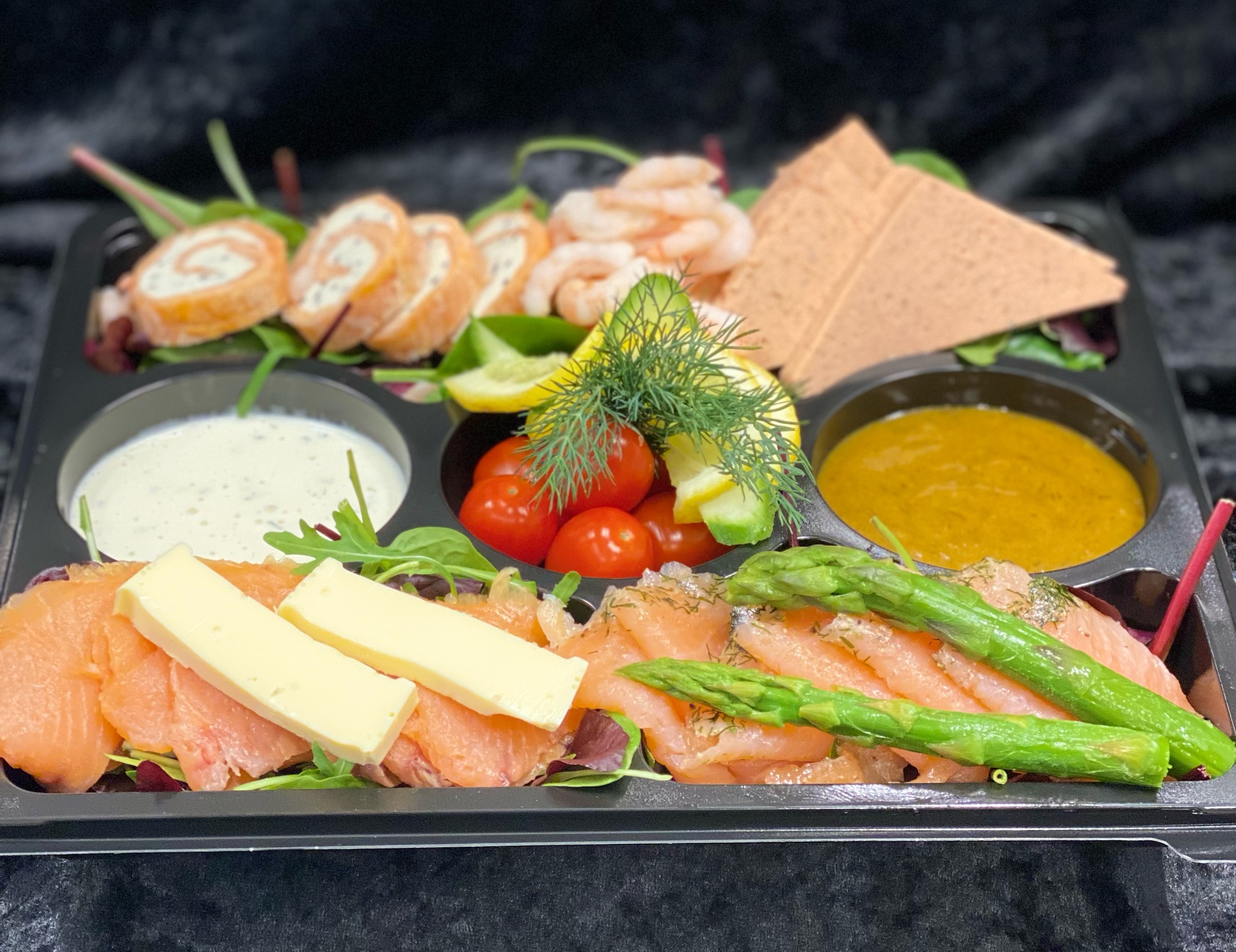 Fiskeplatte til 2 pers