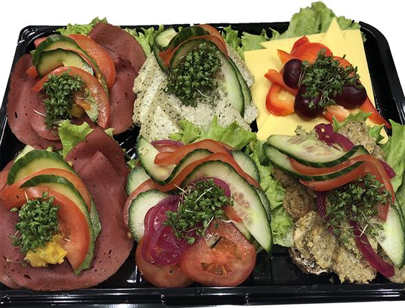 Vegansk smørrebrød Uspecificeret