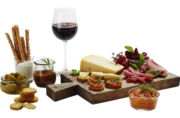 Tapasplatte til 2 personer